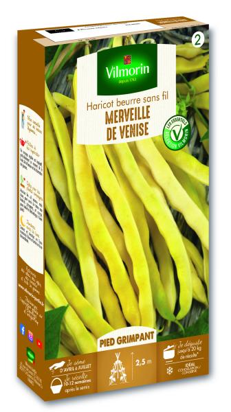 Légumes Secs - Haricot Grimpant Beurre Merveille de Venise - PACKAGING_3D_RECTO